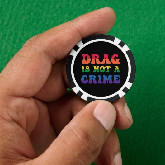 Drag is geen misdaad poker chips (Hand)