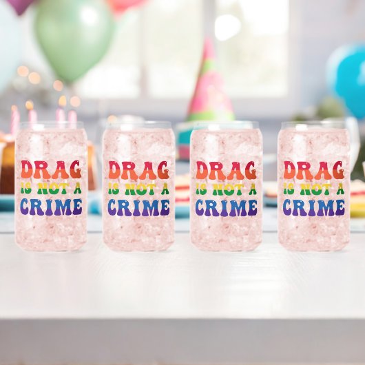 Drag is geen misdaadbril blikvorm glas (Insitu (Verjaardag))
