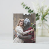 Drag Queen en een ridder Briefkaart (Staand voorkant)