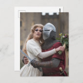 Drag Queen en een ridder Briefkaart (Voorkant / Achterkant)
