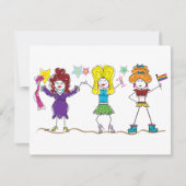 Drag Queen Invitation Kaart (Voorkant)