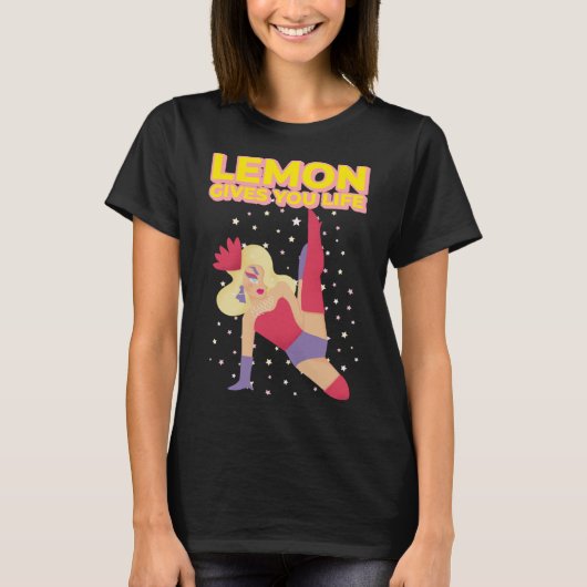 Drag Queen Lemon geeft je leven T-shirt (Voorkant)