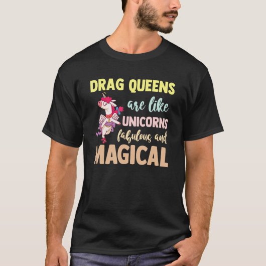 Drag Queen LGBTQ Pride Gay Rights Make Up Gender E T-shirt (Voorkant)