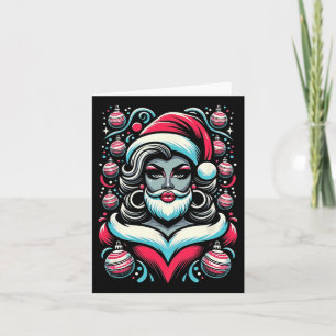 Drag Queen Santa Slay Christmas voor Drag Race Sho Kaart