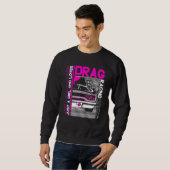 Drag Racer Car Just A Girl Who Loves Drag Raci Trui (Voorkant volledig)