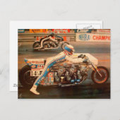 DRAG RACING. BRIEFKAART (Voorkant / Achterkant)