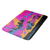 Drag-racing burn-out - Drag-racing auto's Badmat (Gekanteld)