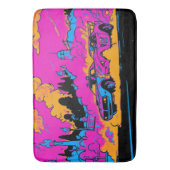 Drag-racing burn-out - Drag-racing auto's Badmat (Voorkant Verticaal)