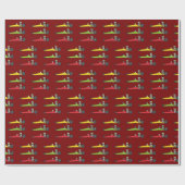 Drag Racing Cadeaupapier (Vlak)
