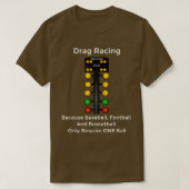 Drag Racing Christmas Tree Line It Up Horsepower T-shirt (Design voorkant)