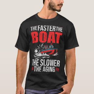 Dragbootbootbestuurder Racer Bootrijder Drag Boa T-shirt