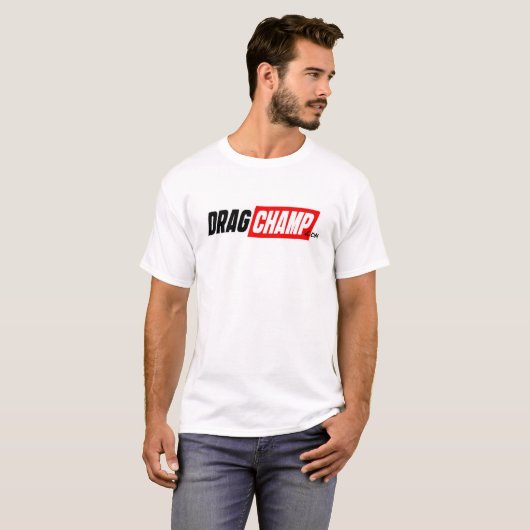 DragChamp Mannen T-Shirt (Voorkant volledig)