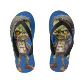 dragen rond het huis/buiten op Halloween Kinder Teenslippers (Voetbed)