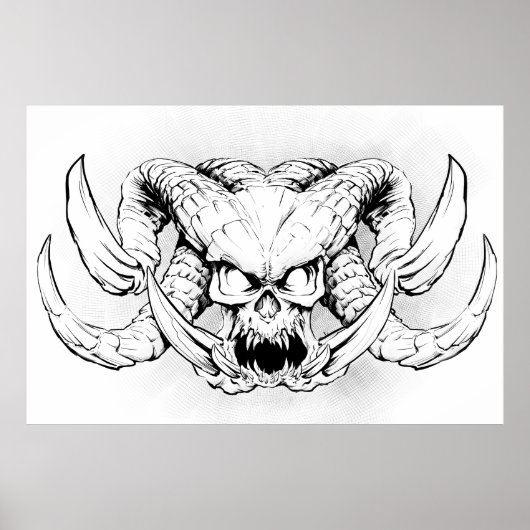 Dragenoth Demon Skull Lord Poster (Voorkant)