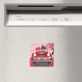 Drager auto met airn Terrier Drift met hart Valent Magneet (Insitu (Vaatwasser))