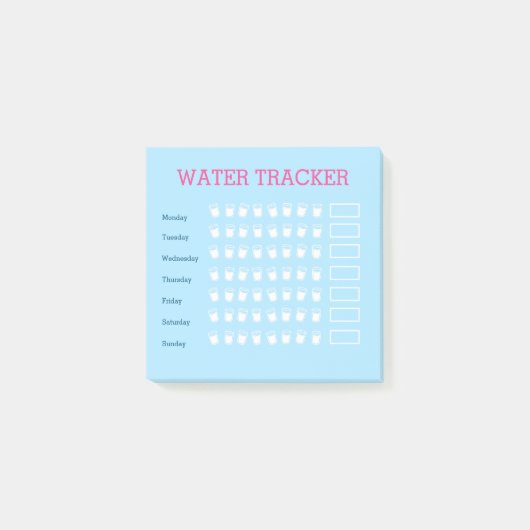 Drager drink controleplanner post-it® notes (Voorkant)