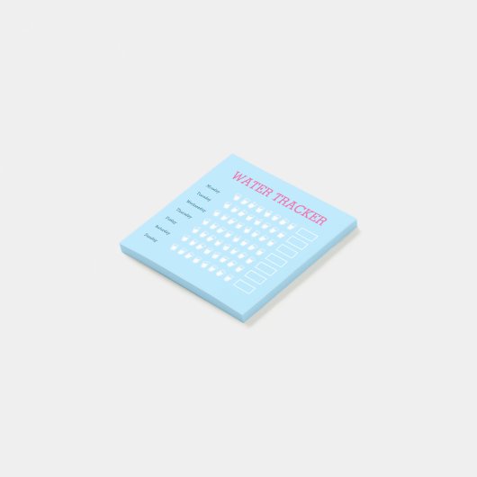 Drager drink controleplanner post-it® notes (Schuin)