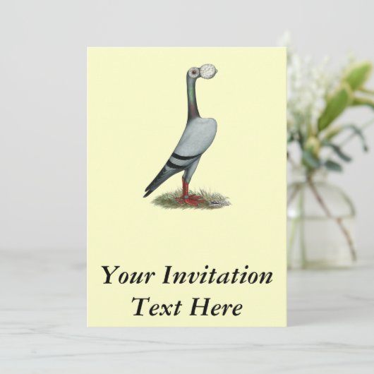 Drager duif 2012 kaart (Staand voorkant)