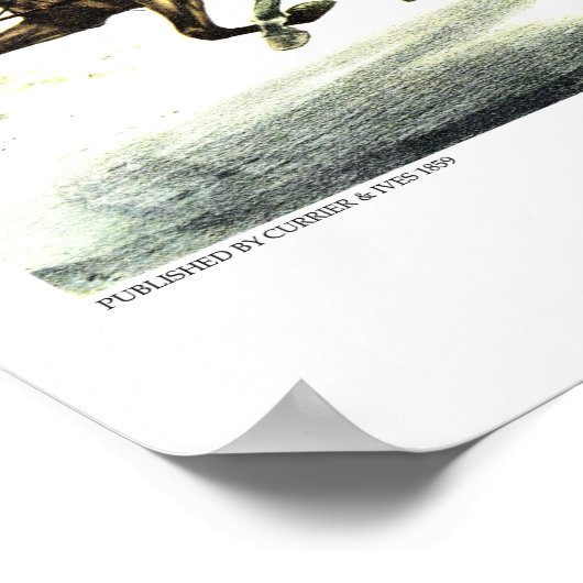 Drager en lithograaf: de slechthorende kant poster (Hoek)