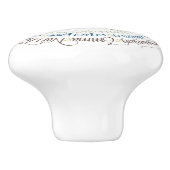 Drager/kabinetknop - Jane Austen Period Dramas Keramische Knop (Zijkant)