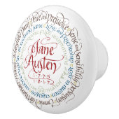Drager/kabinetknop - Jane Austen Period Dramas Keramische Knop (Rechts)