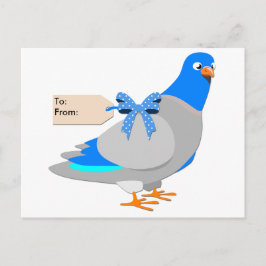 Drager Pigeon / Geef hen het briefkaart van de Vog