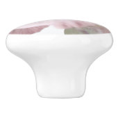 Drager. Roze/Paars Keramische Knop (Zijkant)