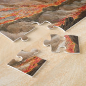 Drager van de berg Vesuvius van een originele teke Legpuzzel (Zijkant)