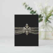 Drager van juwelen Bracelet ~ Briefkaart (Staand voorkant)