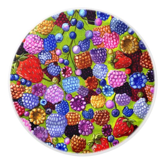 Dragerknop voor bessen keramische knop (Voorkant)