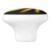 Dragermolen - Pinrad op zwart Keramische Knop (Zijkant)