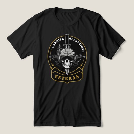 Dragerveteranen Maritime Embleem Tri-Blend Shirt (Design voorkant)