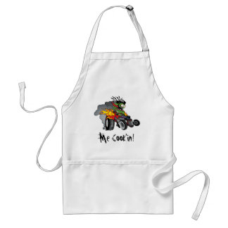 Dragger "Ik cook'in!" Apron Standaard Schort
