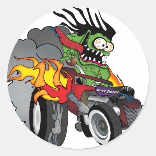 Dragger Sticker (Voorkant)