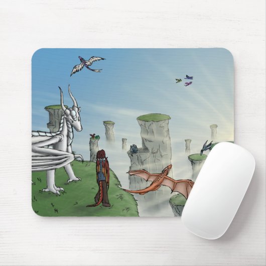 Draggonia mousepad muismat (Met muis)
