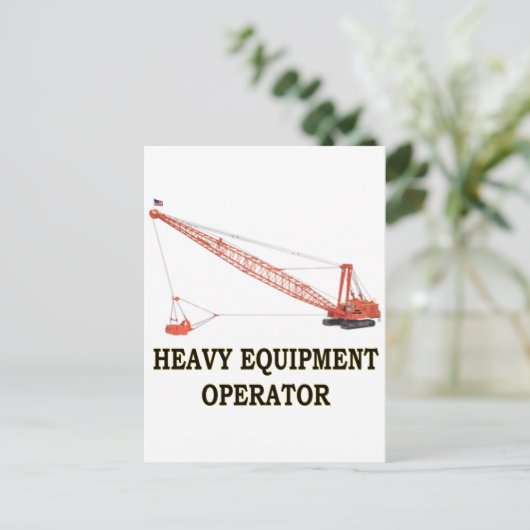 DRAGLINE BRIEFKAART (Staand voorkant)