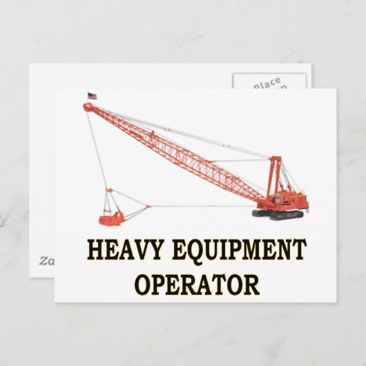 DRAGLINE BRIEFKAART (Voorkant / Achterkant)