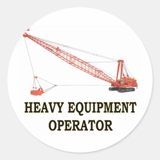 DRAGLINE RONDE STICKER (Voorkant)