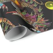 DRAGO- EN KLEURSTONNEN CADEAUPAPIER (Rol Hoek)