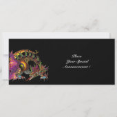 DRAGO / FANTASIE DRAGON IN GOUD ROZE PURPER ZWART AANKONDIGING (Voorkant)