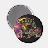 DRAGO / FANTASIE DRAGON Zwart Magneet (Voorkant / Achterkant)