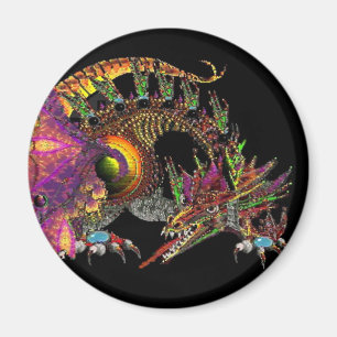 DRAGO/FANTASY DRAGON Black Magneet