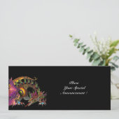 DRAGO / FANTASY DRAGON IN GOLD PINK PAARSE ZWART AANKONDIGING (Staand voorkant)