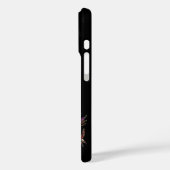 DRAGO, FANTASY DRAGON, PINK PAARSE GEMSTONE MONOGR Case-Mate iPhone CASE (Achterkant / Links)