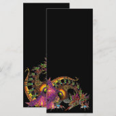 DRAGO / FANTASY GOLD DRAGON IN PAARS EN ZWART (Voorkant / Achterkant)