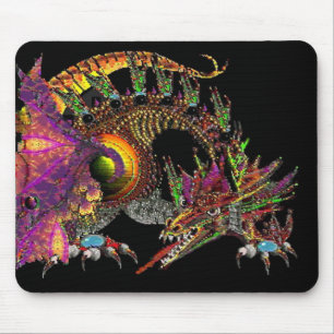 DRAGO / FANTASY GOLD DRAGON IN PAARS EN ZWART MUISMAT