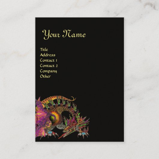 DRAGO-monogram Visitekaartje (Voorkant)