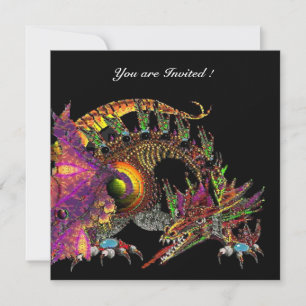 DRAGO paars zwart paars Kaart