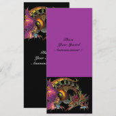 DRAGO violet paars zwart Aankondiging (Voorkant / Achterkant)