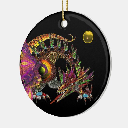 DRAGO Yellow Topaz Monogram Keramisch Ornament (Links)